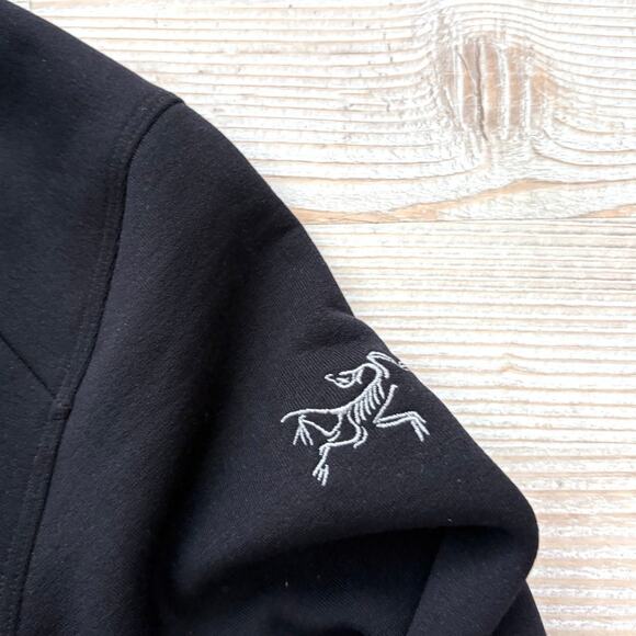 Arc'teryx Women's Kyanite Zip Up Hoodie | Black Size Medium - Picture 2 of 9